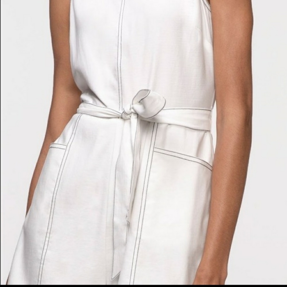 Marlee Contrast Thread Romper View 2